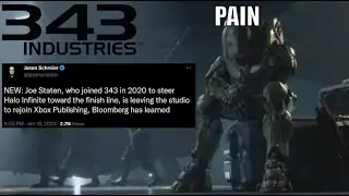 How the Enitre Halo community reacted when Joseph Staten left 343 and the staff being fired