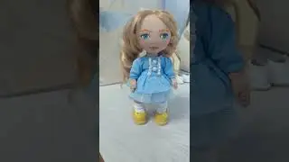 ТЕКСТИЛЬНАЯ КУКЛА РУЧНАЯ РАБОТА #schorts #doll