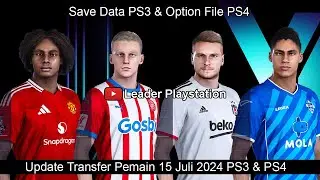 Update Transfer Pemain 15 Juli 2024 PS3 & PS4