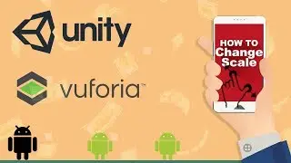 tutorial  Unity  : Augmented Reality image target touch input for change Scaling and Moving objects