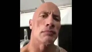 Dwayne Johnson looks at the camera for 10 hours