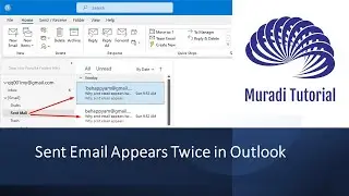 Why sent email appears twice in my outlook – Two ways!