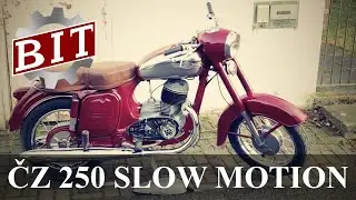 Jawa - ČZ 250 - slow motion 240 fps
