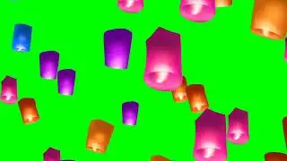 Balloon Sky Green Screen VFX | Balloon Green Screen Effects