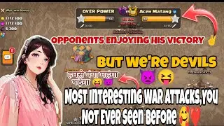 Opponents Shocked to see War attack ❤️😊#clashofclans #gaminggirlsdiva #coc #games
