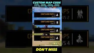 craftland all custom map code 1v1, 2v2, 4v4, 6v6 