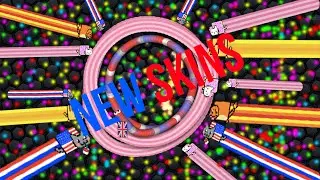 Slither.io - New Hello Kitty Nyan Cat Skins Mix | Epic Gameplay + Trolling