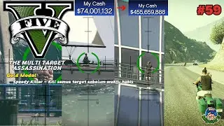 GTA 5 STORY GAMEPLAY WALKTHROUGH | Part 59 | the Multi Target Assassionation | Gold Medal