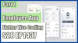 [Flutter] Flutter Live Coding EP1437 (Employee Self Service App Part 1)
