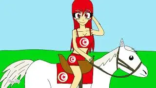 Tunisia(Girl) riding her horse