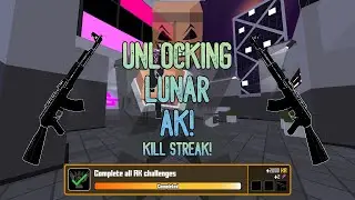 UNLOCKING THE LUNAR ECLIPSE ASSAULT RIFLE In KRUNKER.IO! (KILL STREAK!)