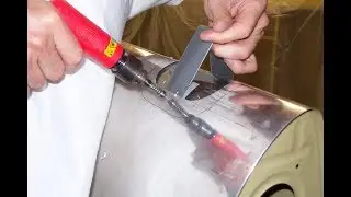 Furadeira Pneumática usada em estruturas de aeronaves