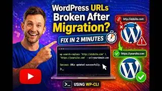 WordPress URLs Broken After Migration? Fix in 2 Minutes (WP-CLI)