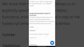 Using Annotations & Its Types In TypeScript