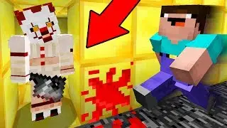 НУБ ПРОТИВ КЛОУН ПЕННИВАЙЗ ОНО В МАЙНКРАФТ – ТРОЛЛИНГ В MINECRAFT ! ЛОВУШКА И ЗАЩИТА НУБА | МУЛЬТИК