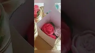Мини-бокс с цветами из мыла |Мыло ручной работы|Мыловаренье|Эльвина HANDMADE SOAP