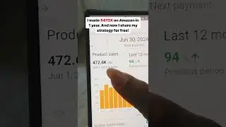 I made $472K on Amazon in 1 year. And now I share my strategy for free.