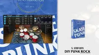 DIY Punk Rock -Skate Punk -MIDI Drum Expansion Pack (Steven Slate Drums 5)
