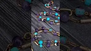 Комплект " Сан-Ремо". Переделка для Светланы из Благовещенска #jewelry #авторскиеукрашения
