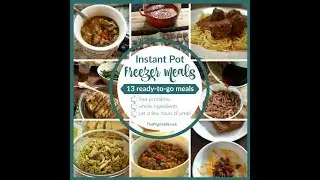 Instant Pot Freezer Meals Round Two
