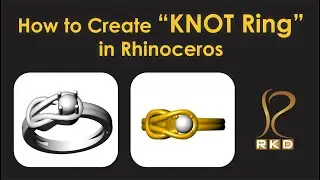 Tutorial 1 | How to Create Knot Ring in Rhinoceros | JEWELRY CAD Rhino 3D | Education