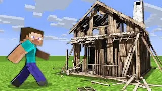 Who live in this ABANDONED HOUSE in Minecraft ! STRANGE !