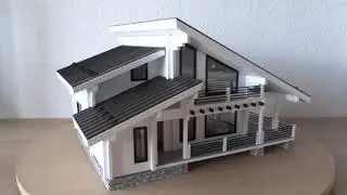 Макет дома из бруса (в работе)