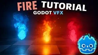 Godot 3D VFX - Fire Dynamic ( Tutorial )