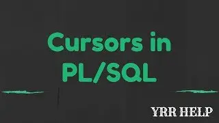 Cursors in Oracle PLSQL