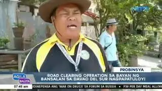 Road clearing operation sa Bansalan sa Davao del Sur, nagpapatuloy