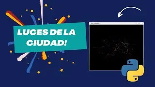 ¡Magia de Python Turtle: Luces de la Ciudad!