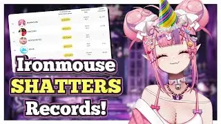 Ironmouse SHATTERS Twitch Record, Adin Ross Upset