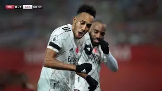 The Peak Of Pierre-Emerick Aubameyang Against Manchester United