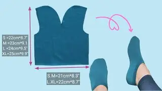DIY 재단사가 아니더라도 원하는 사이즈로 예쁘게 만들수 있 어요/룸슈즈만들기.덧신만들기