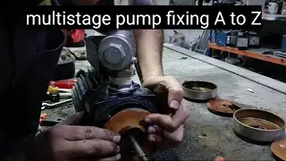 multistage pump fixing