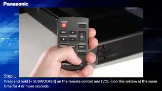 Panasonic - Home Audio - SC-HTB01 - Gaming Speaker, How to toggle the 