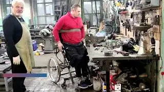 Кресло- коляска вертикализатор —  проект клуба «Машина29» проба