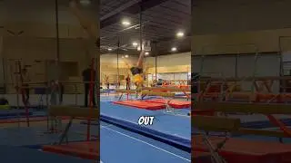 TRYING A NEW GYMNASTICS SKILL! #shorts