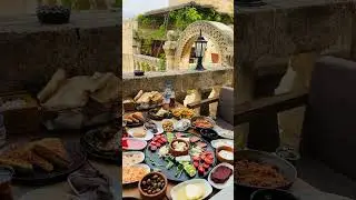 Midyat Asmalı Konakta Kahvaltı #midyat