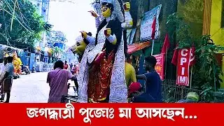 Jagadhatri Puja 2024: Last Finishing Touches – A Behind-the-Scenes Look!