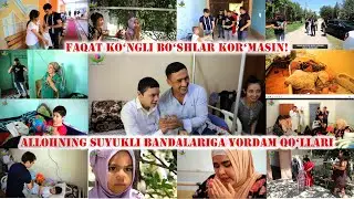 ALLOHNING SUYUKLI BANDALARIGA YORDAM QO‘LLARI. Jizzax shahridagi bemorlar holidan habar oldi!