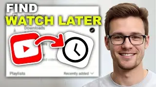How To Find WATCH LATER Playlist On YouTube | Mobile (VERY EASY!)