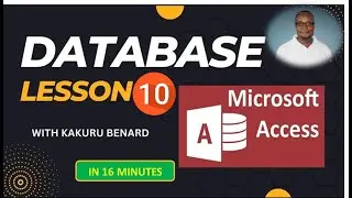 Database Lesson 10 | Working Tables, Forms to Enter Data, Queries, and Use of Switchboards