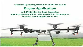 Drones in pesticides and nutrient applications in agriculture