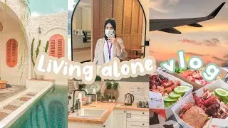 Living alone vlog🌷| Grand opening IKEA Sby, business trip to Jakarta, aesthetic cafe in Sidoarjo