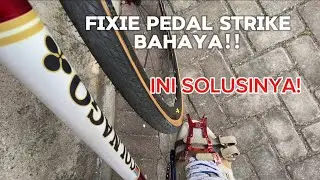 Mengatasi Pedal Strike pada Fixie | Fixed Gear Bike Tips