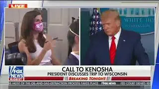 President Trump defended the Kenosha killer.