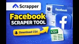 Facebook Scraper Tool Guide 🚀 Extract Business Leads in Minutes | Free Chrome Extension