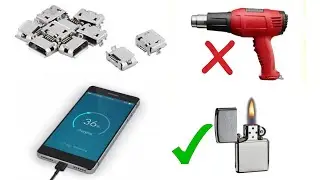 How to change a charging jack use fire lighter