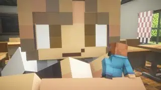 After School Shrinking Adventure giantess Minecraft animation 